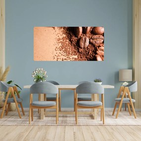 PIPPER. Öntapadós textiltapéta "Kávébabok"