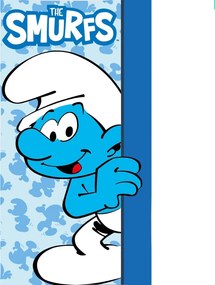 Hupikék törpikék Playtime fürdőlepedő, strand törölköző 70x140cm (Fast Dry)