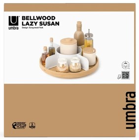 Natúr színű fa fürdőszobai rendszerező Bellwood – Umbra