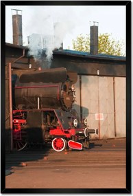 Poszterek keretben 40x60 Gőzmozdony Ol 49-69