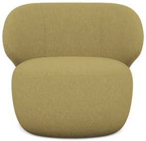 Mustársárga fotel Kama – Makamii