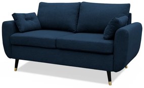 Lucyna 2-es (fix) kanapé, sötétkék