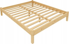 Ifjúsági ágy 160x180 tömör fa ágyrács Skandináv fejtámla nélkül