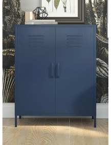 Kék fém szekrény 80x102 cm Bradford - Queer Eye