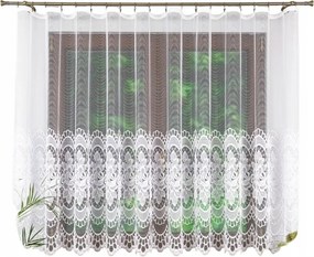 Elegáns Rövid Kész Függöny Szalaggal, Magas Mintával 250x120.