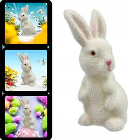 Húsvéti Nyuszi Flokkolt Figura Dekoráció Karácsonyra