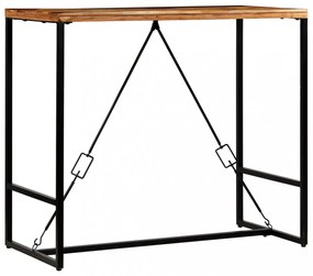 újrahasznosított tömör fa bárasztal 120 x 60 x 106 cm