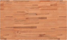 vidaXL tömör bükkfa fürdőszobai pult 100 x 60 x 4 cm