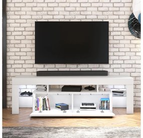 Tv szekrény/asztal Vulcano (világítással) (fehér). 1098695