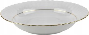 Mélytányér 22cm Iwona B014 Arany vonal