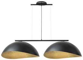 SOLAR függeszték 2xE27/60W/230V fekete, kábellel