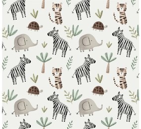 2 db Díszpárnahuzat szett JUNGARI 40x60 cm, krém színű