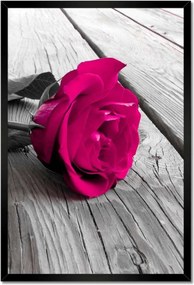 Poszterek keretben 40x60 Gyönyörű rózsa a hídon