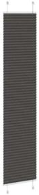 pliszírozott redőny fekete 45x200 cm szövetszélesség 44,4 cm
