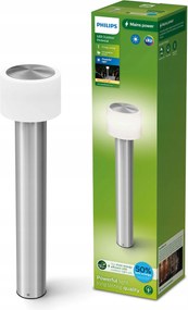 LED-es kerti lámpa kültéri Philips Otis Álló Oszlop 60cm Acél