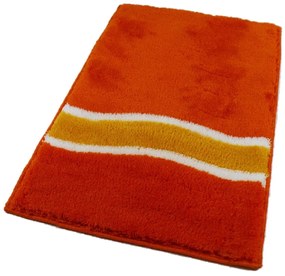 Fürdőszoba-szőnyeg LAVELLO Narancssárga - Narancssárga / 60 x 100 cm