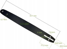 fűrészvezető 45 CM 1,5 0,325 72 Oleomac Solo