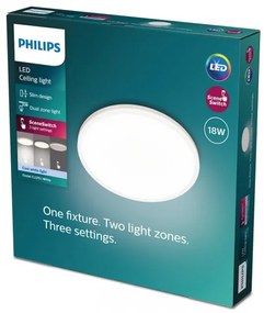 Philips- LED Dimmelhető mennyezeti lámpa OZZIET SCENE SWITCH LED/18W/230V 4000K