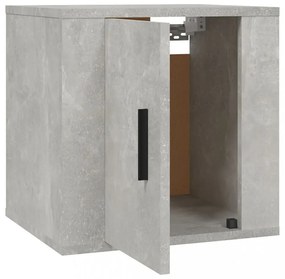 betonszürke fali TV-szekrény 40x34,5x40 cm