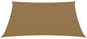 tópszínű HDPE napvitorla 160 g/m² 2,5 x 4 m