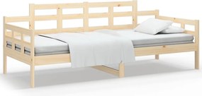 vidaXL tömör fenyőfa kanapéágy 90 x 200 cm