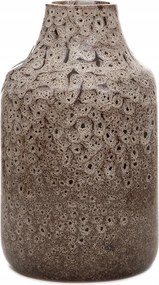 Rufus kerámia váza barna 13x13x22 cm Homla