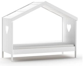 Fehér házikó alakú gyerekágy 90x200 cm Amori - Vipack