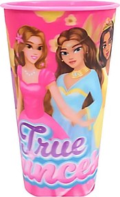 Hercegnők True 3D hatású műanyag pohár 480 ml