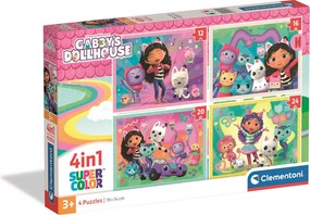 Gabi babaháza Dreamy 4 az 1-ben puzzle Clementoni