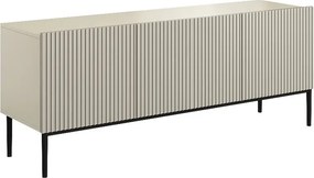 Nicole 150 cm-es TV-szekrény - kasmír / fekete lábak