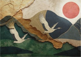 Fotótapéta Flizelin Dekoratív irodai daruk Kelet 208x146 Ragasztó