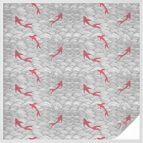 Ablakfólia öntapadós Adatvédelem Hullámzó minta 100x100 cm