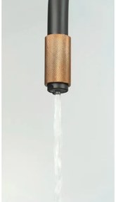 Deante BCA_B64M - Mosogató csaptelep ASTER fekete/sárgaréz