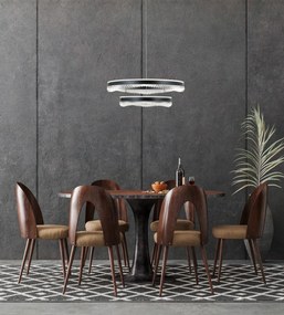 Italux glamour modern függeszték morte matt fekete itxpnd-34535-2l-bk