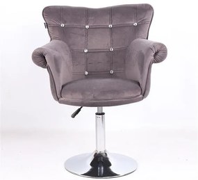 HR804CN Grafit modern velúr szék