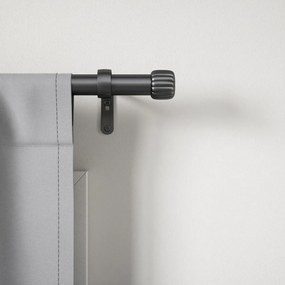 Matt fekete acél bővíthető függönykarnis 168 - 305 cm Cleo – Umbra
