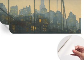 Öntapadós tapéta 3D fali ragasztóval Esti panoráma 250x104 cm