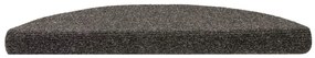 öntapadós lépcsőszőnyegek 30 db 56 x 17 x 3 cm antracit félkör alakú