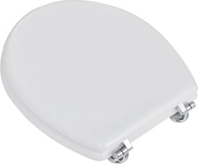 Egyszerű tervezésű fehér MDF WC-ülőke