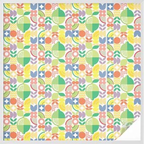 Szélvédőfólia Ablak Adatvédelem Színes gyümölcsök 100x100