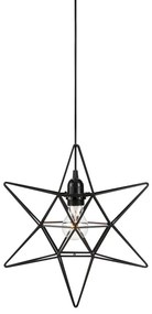 Markslöjd 705299 - Karácsonyi dekoráció CONTOUR 1xE27/40W/230V fekete