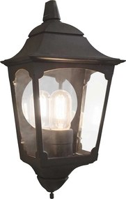 Elstead klasszikus kültéri fali lámpa chapel fekete átlátszó elscp7-2-black IP44