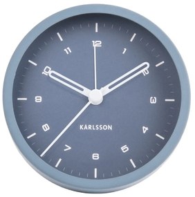 Tinge kék ébresztőóra, ø 9 cm - Karlsson