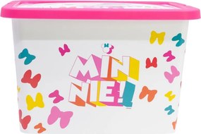 Disney Minnie Edgy Bows műanyag tároló doboz 7 L