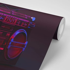 Öntapadó fotótapéta rádio disco rádió a 90-es évekből