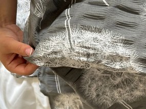 Krepp ágyneműhuzat DANDELION BLEND szürke Ágyneműhuzat mérete: 70 x 90 cm | 140 x 200 cm