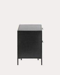 Fekete acél éjjeliszekrény Shantay – Kave Home