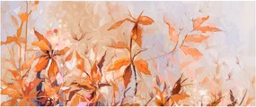 Kép - Festett virágok (120x50 cm)