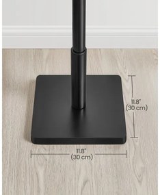 LINEA álló ruhafogas, fekete