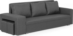 DOLAR II Háromszemélyes kinyitható kanapé Világosszürke